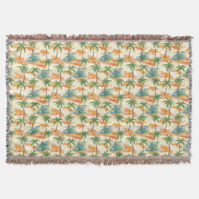 The Ocean Is A Mighty Harmonist Throw Blanket (Front)