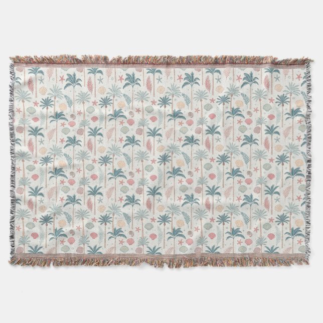 The Ocean Is A Poem Without Words Throw Blanket (Front)