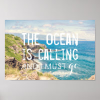 The Ocean is Calling - Maui Coast | Poster