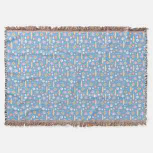 The Ocean Is Where I Go For Rejuvenation Throw Blanket