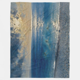 The Ocean Keeps Secrets – A Compelling Seascape Fleece Blanket