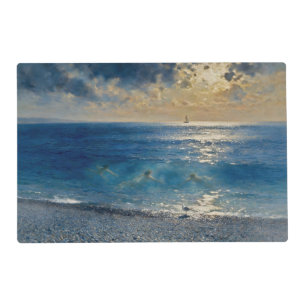 The Ocean Keeps Secrets – A Compelling Seascape Placemat