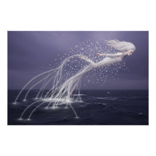 The Ocean Spirit’s Ethereal Flight Photo Print