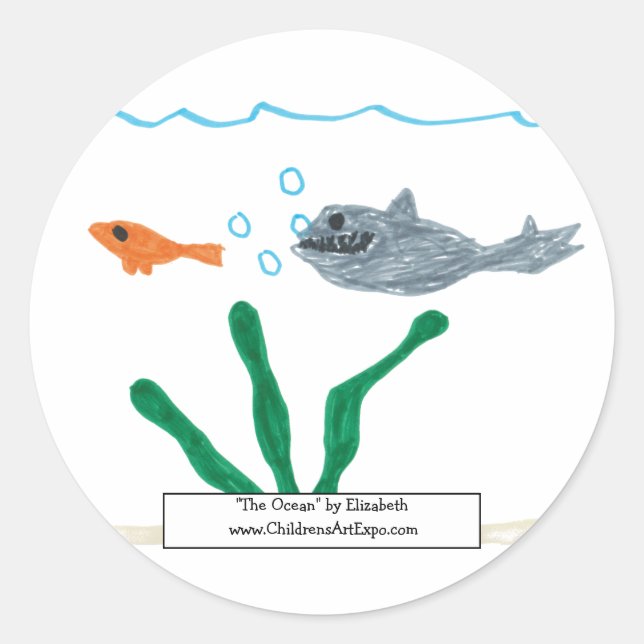 "The Ocean" Stickers (Front)