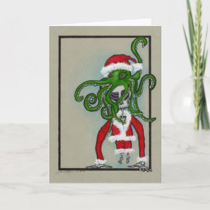 The Octopus Doesn't Make a Great Beard Holiday Card