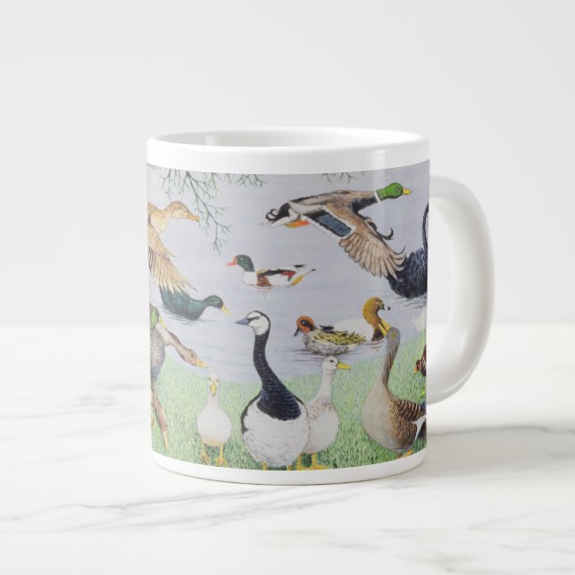 The Odd Duck Giant Coffee Mug (Front Right)
