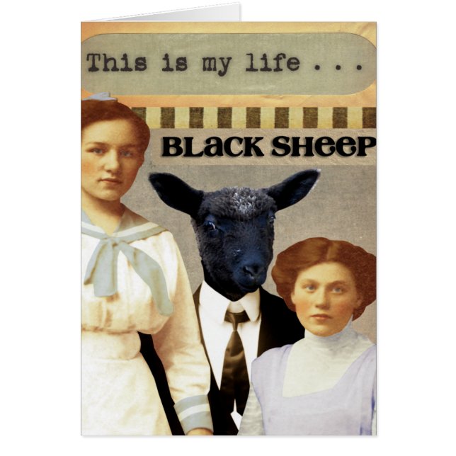 The Odd Family Digital Art Collage Cards (Front)