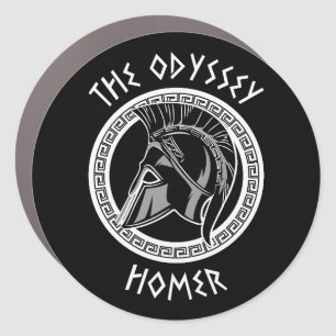 The Odyssey Homer Greek Helmet Ancient Mythology I Car Magnet