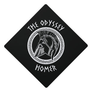 The Odyssey Homer Greek Helmet Ancient Mythology I Graduation Cap Topper
