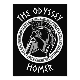 The Odyssey Homer Greek Helmet Ancient Mythology I Photo Print