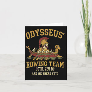 The Odyssey Odysseus Funny Friend Group Matching Card