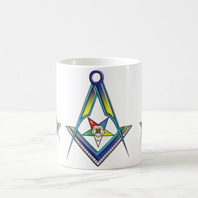 The OES Freemason Coffee Mug (Center)