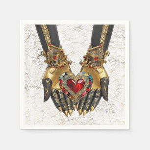 The Offering - Heart in Hands Napkins