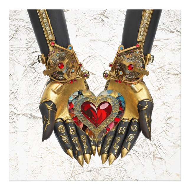 The Offering - Heart in Hands Photo Print (Front)