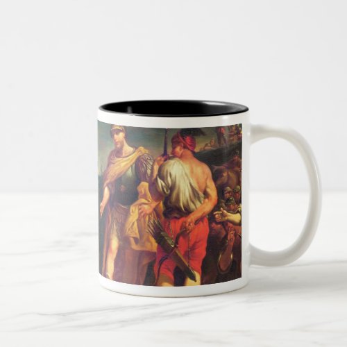 The Offering of Abigail before David Two_Tone Coffee Mug