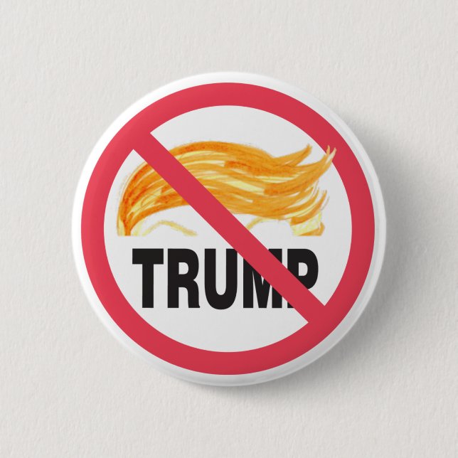 The offical NO TRUMP ZONE button. Button (Front)