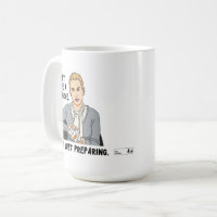 The Office Stanley Did I Stutter White 20 oz White Cup Mug Coffee