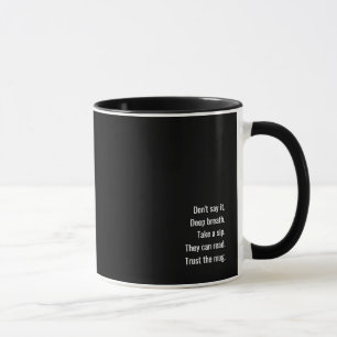 The office argument-stopper mug, righty edition. mug