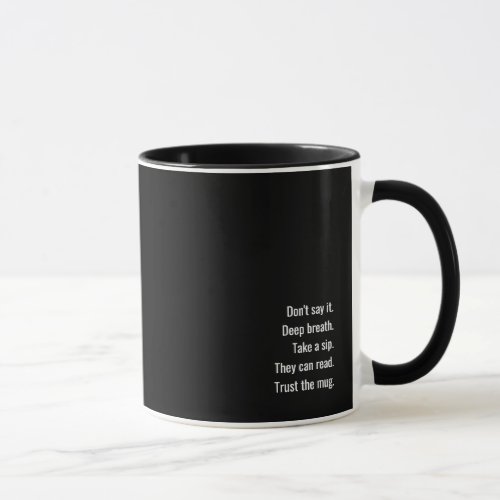 The office argument_stopper mug righty edition mug