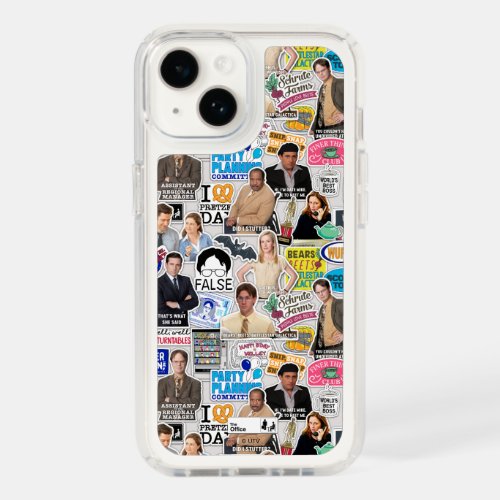 The Office  Character Meme Sticker Pattern Speck iPhone 14 Case