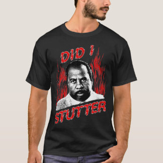 The Office Did I Stutter Flames T-Shirt