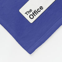 Office Dunder Mifflin Logo Fleece Blanket