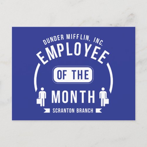 The Office  Dunder Mifflin Employee of the Month Postcard