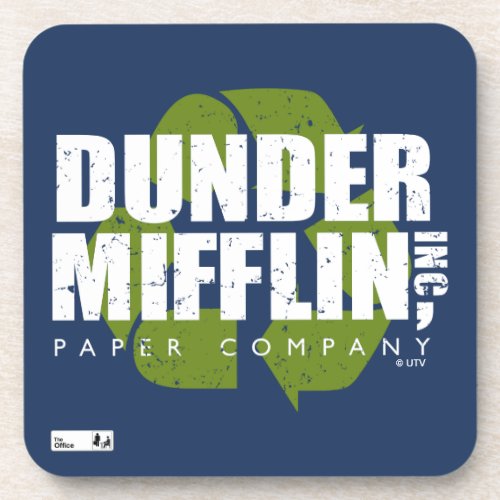 The Office  Dunder Mifflin Recycle Logo Beverage Coaster