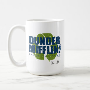 The Office   Dunder Mifflin Recycle Logo Coffee Mug