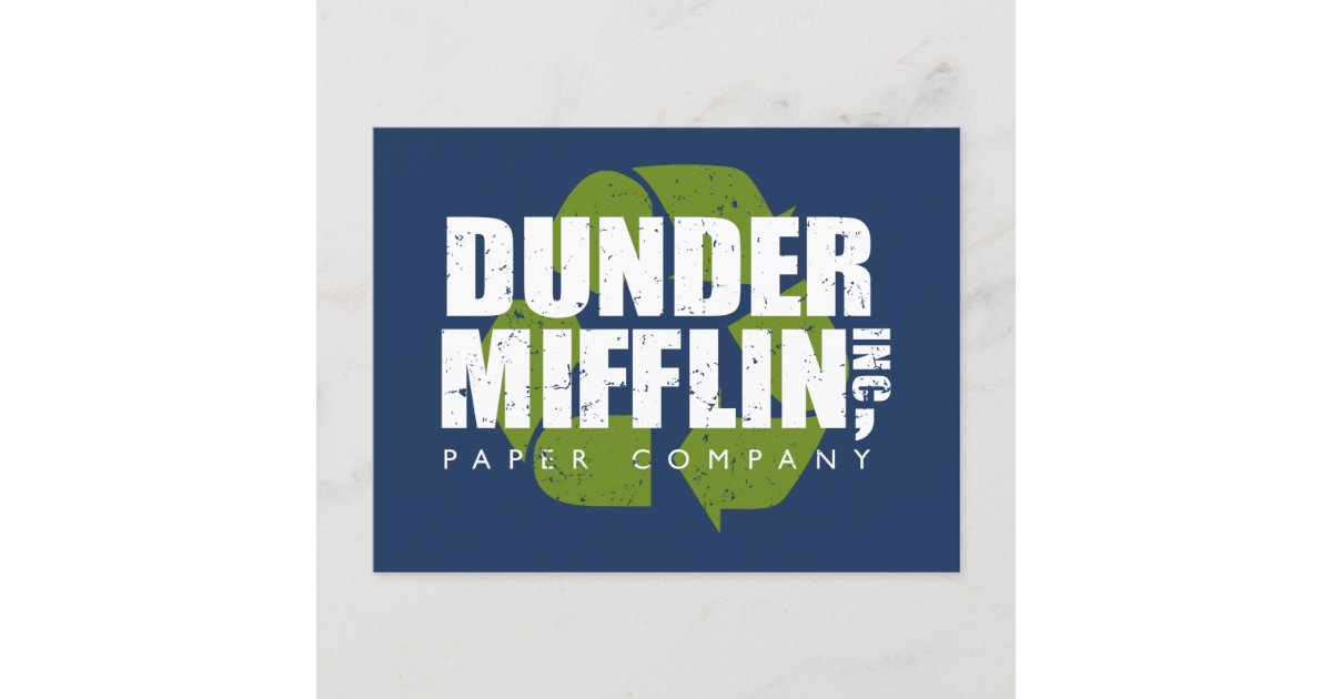 The Office - Dunder Mifflin Paper Company Logo - Black | Postcard