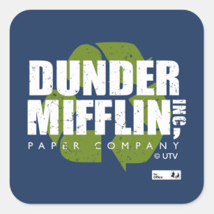 Dunder Mifflin Paper Company, Inc. Logo Vinyl Sticker - Official