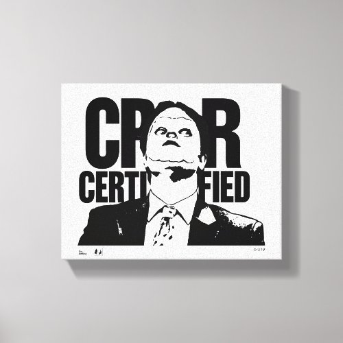 The Office  Dwight CPR Certified Canvas Print