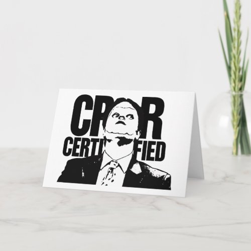 The Office  Dwight CPR Certified Card