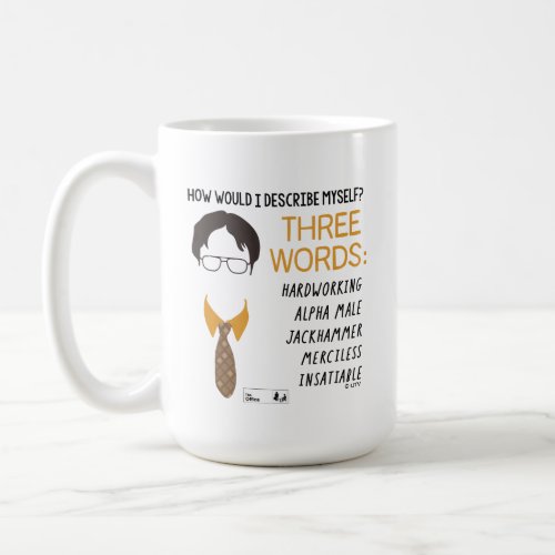 The Office  Dwight How Would I Describe Myself Coffee Mug