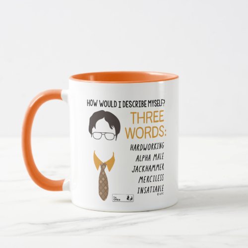 The Office  Dwight How Would I Describe Myself Mug