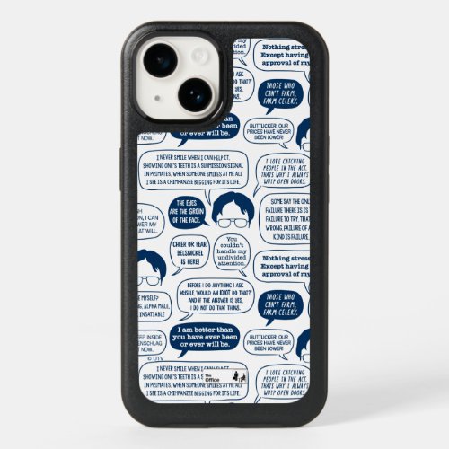 The Office  Dwight Schrute Quotes Pattern OtterBox iPhone 14 Case