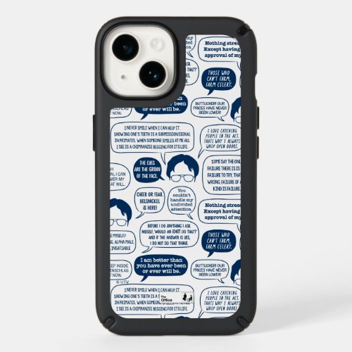 The Office  Dwight Schrute Quotes Pattern Speck iPhone 14 Case
