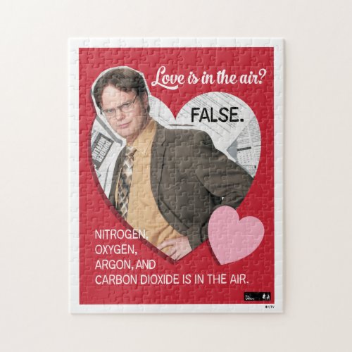The Office  Dwight Schrute Valentine Jigsaw Puzzle