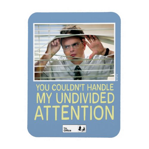 The Office  Dwight Undivided Attention Magnet