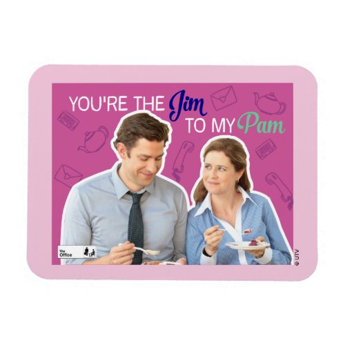 The Office  Jim  Pam Valentine Magnet