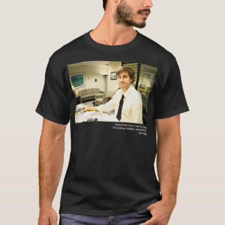 The Office Jim Smirking with Quote T-Shirt
