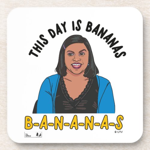 The Office  Kelly This Day is Bananas Beverage Coaster
