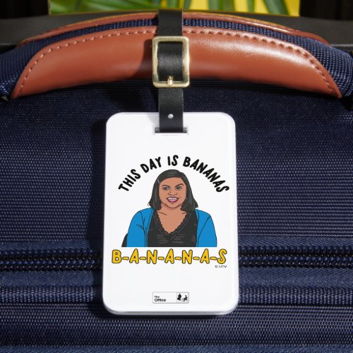 The Office  Kelly This Day is Bananas Luggage Tag