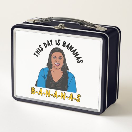 The Office  Kelly This Day is Bananas Metal Lunch Box