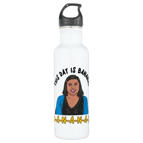 The Office  Kelly This Day is Bananas Stainless Steel Water Bottle