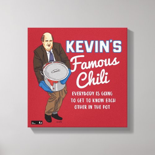 The Office  Kevins Famous Chili Canvas Print