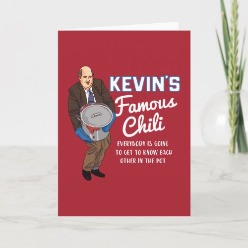 The Office  Kevins Famous Chili Card