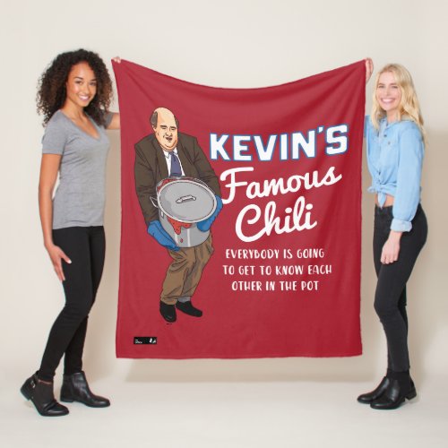 The Office  Kevins Famous Chili Fleece Blanket
