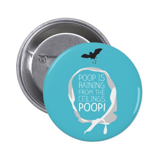 The Office - Poop! Pinback Button | Zazzle