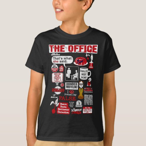The Office Quote Mash_Up Vintage Funny T_Shirt